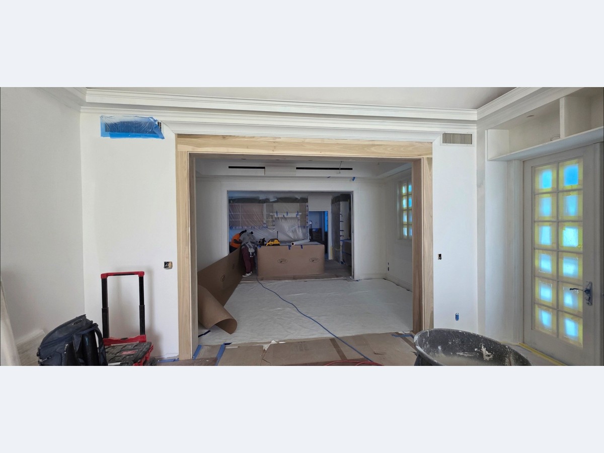 Interior before and after before photo