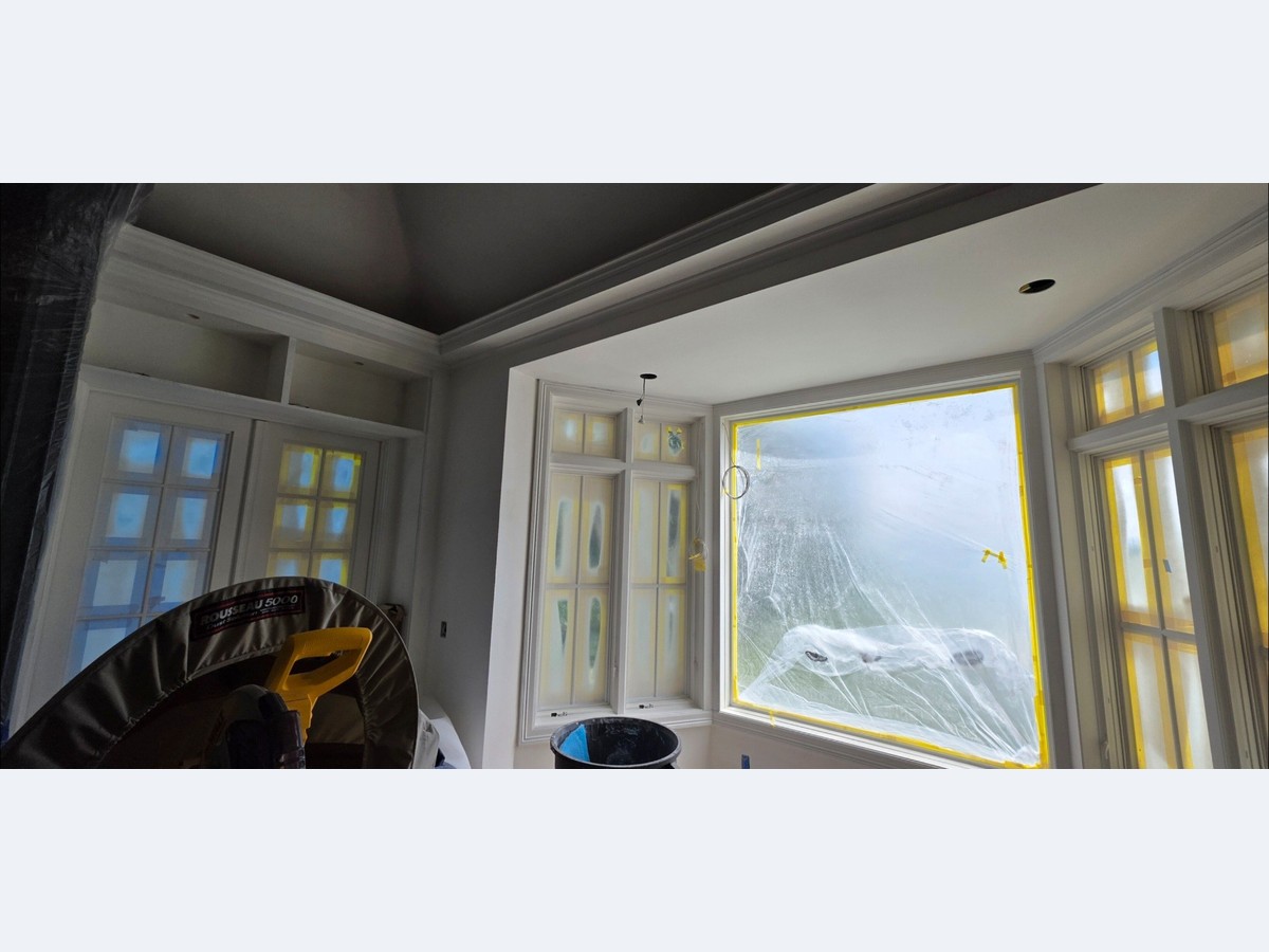 Interior before and after before photo