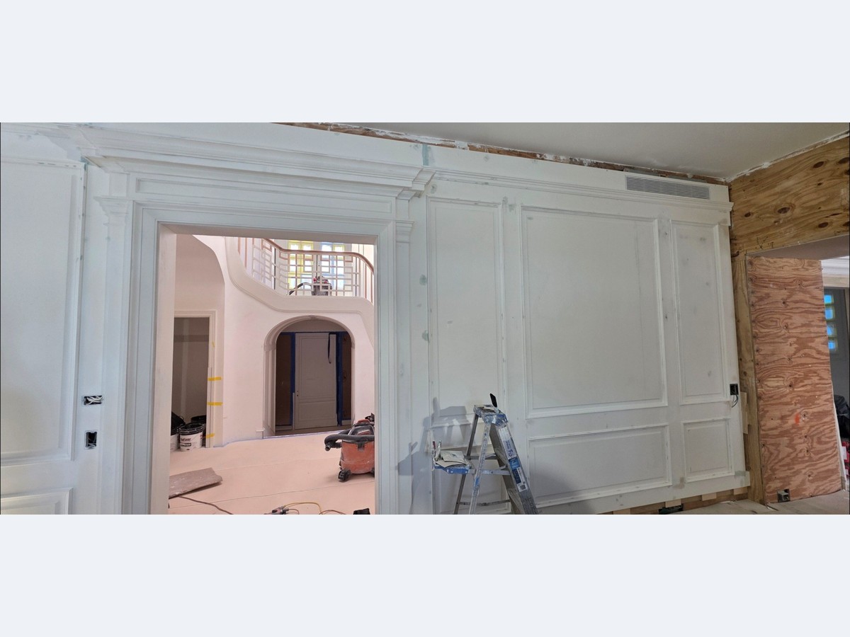 Interior before and after before photo