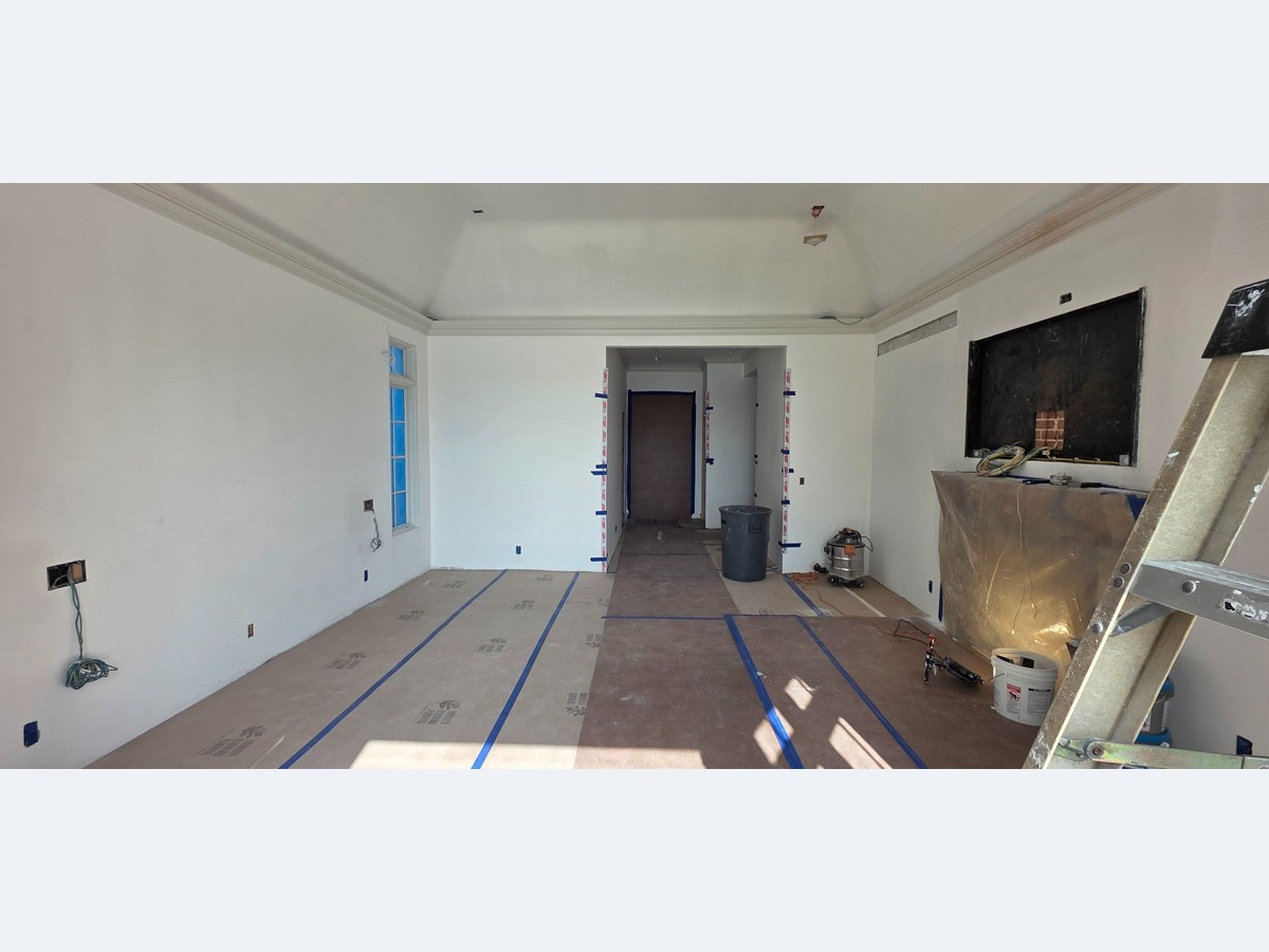 Interior before and after before photo